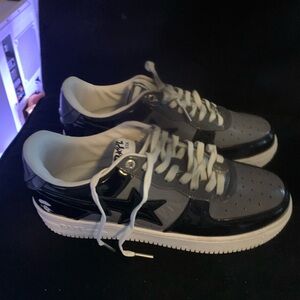 Bapestas black and grey (size 10.5)